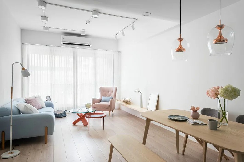 建面61㎡北歐風(fēng)，宛如冰激凌世界